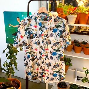 Floral short sleeve shirt